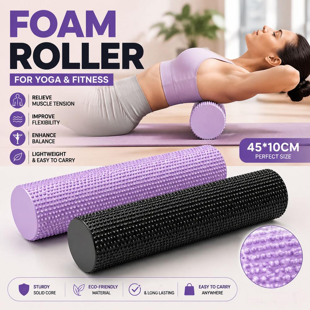 Foam Roller - Fitness Massage Foam Roller Camouflage Solid