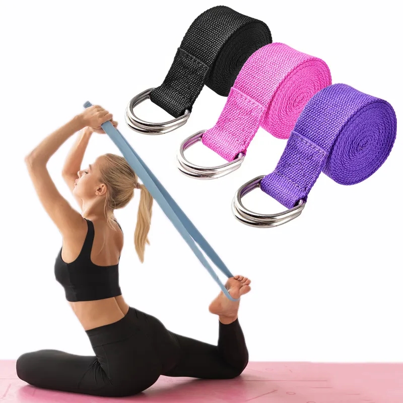 Yoga Fitness Ring - 183*3.8cm Yoga Strap Cotton Exercise Yoga