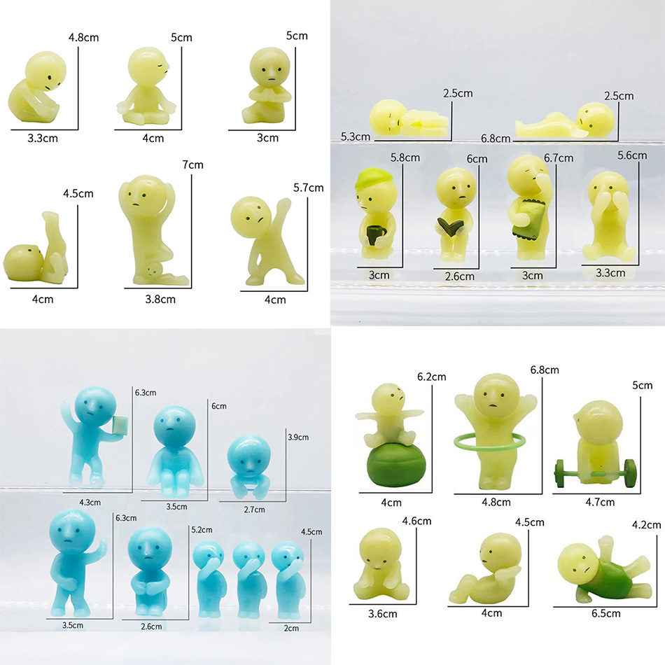 Glow In The Dark Mini Figure S - đánh giá và giá Yoga In Fitness First