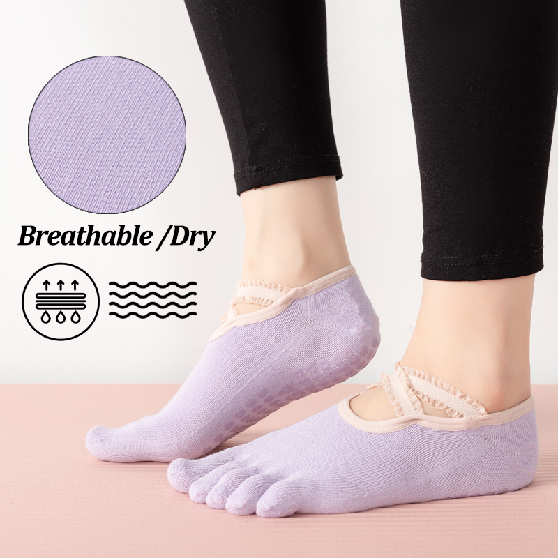 Ladies Non-Slip Pilates Socks  - đánh giá và giá Fitness Yoga Pilates
