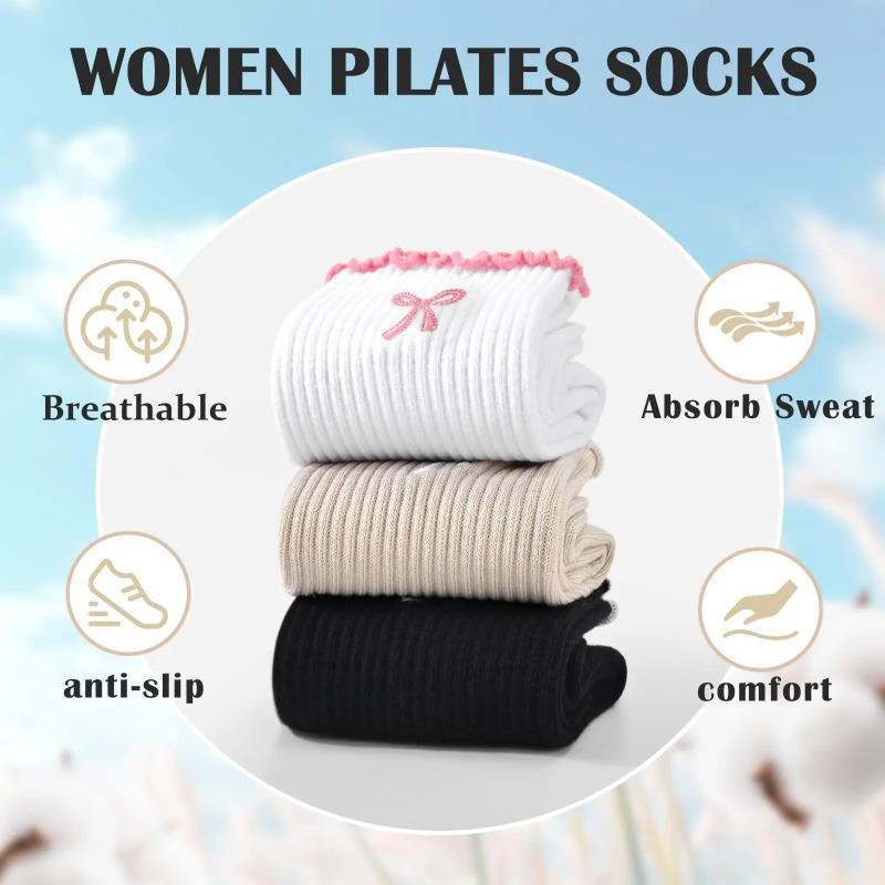 Professional Yoga Socks, Cotto - đánh giá và giá Fitness Yoga Pilates