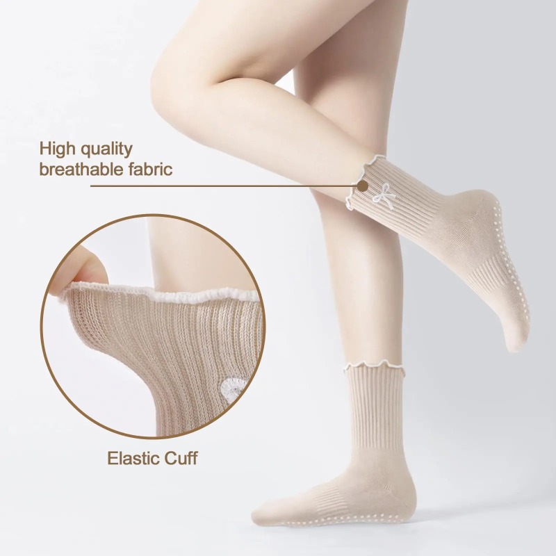 Professional Yoga Socks, Cotto - đánh giá và giá Fitness Yoga Pilates