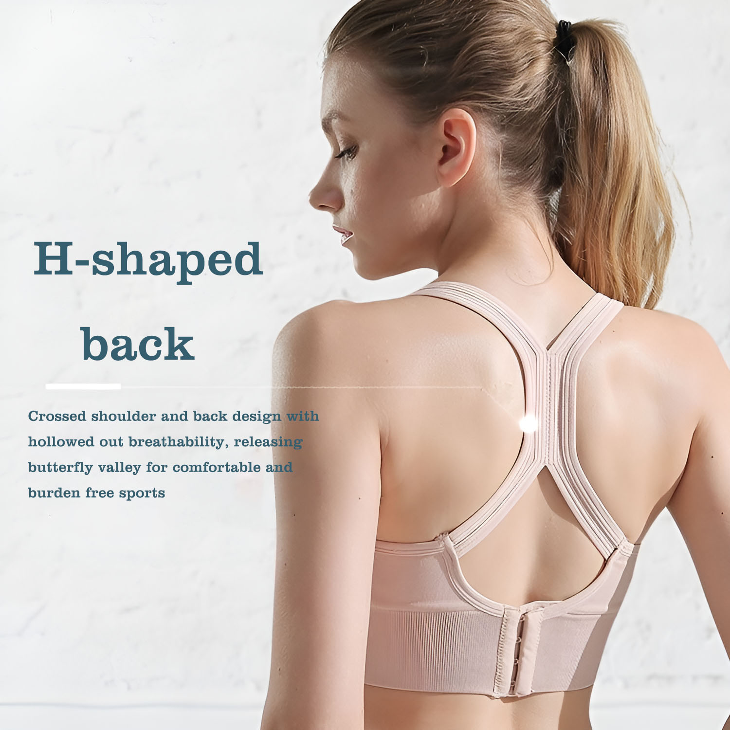 Women's Cross Back Sports Bra  - đánh giá và giá Yoga Fitness Ring