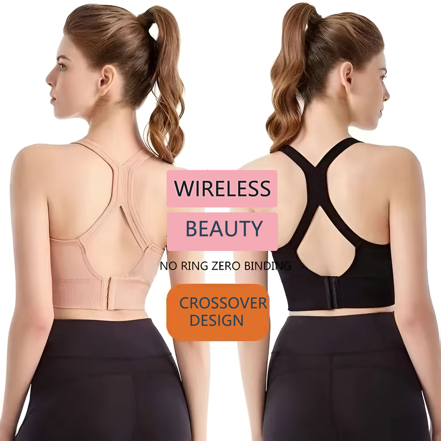 Women's Cross Back Sports Bra  - đánh giá và giá Yoga Fitness Ring