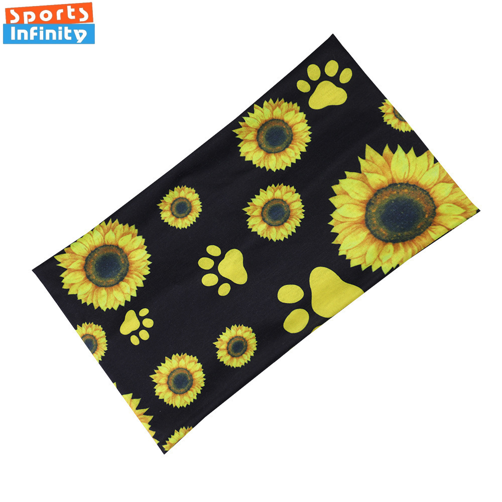 Sunflower Printed Elastic Wide - đánh giá và giá Yoga Daily Fitness